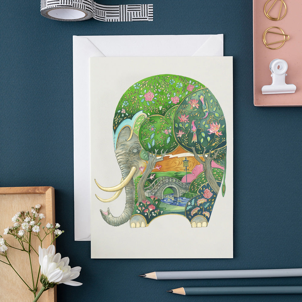 Sleeping Elephant - Card