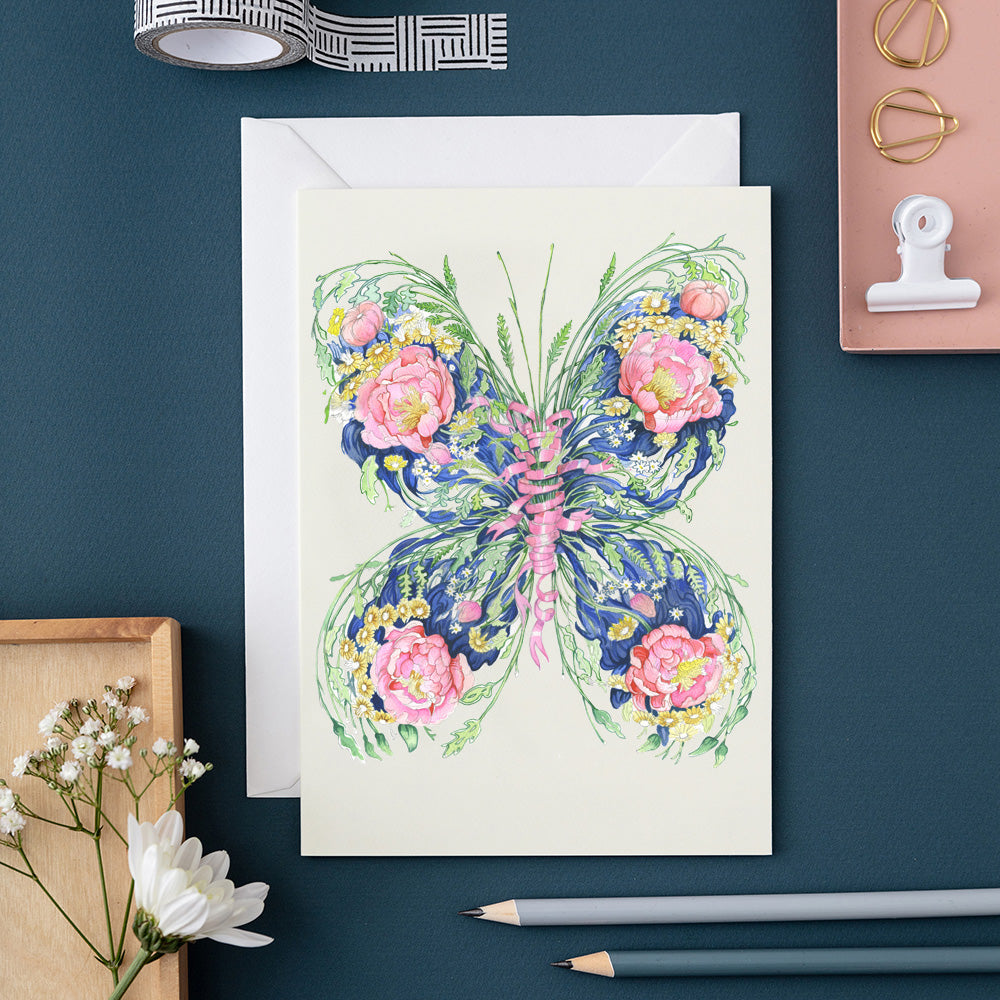 Giant peacock Moth - Card