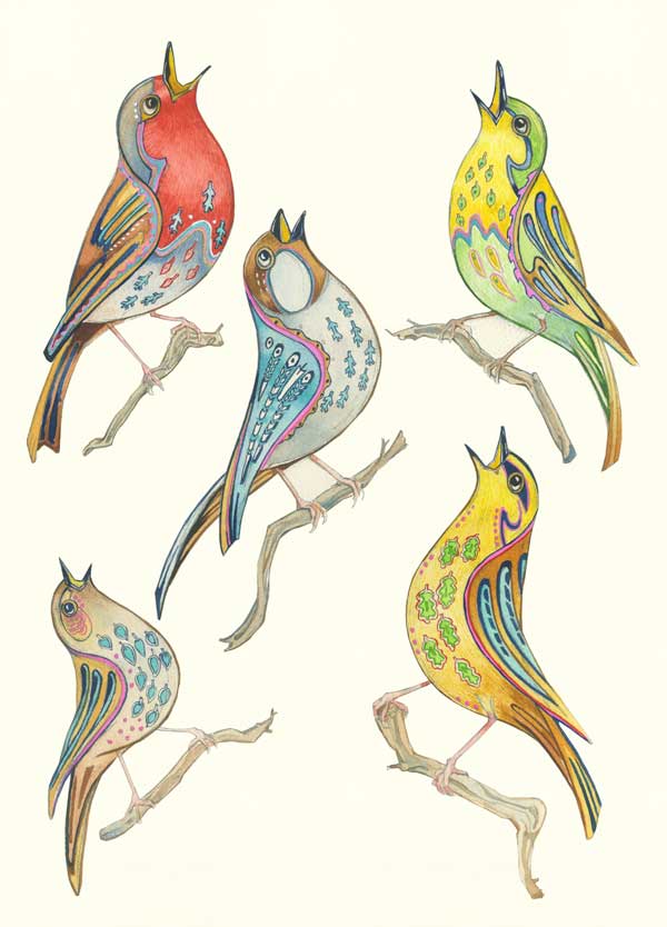 Songbird singing competition - Card