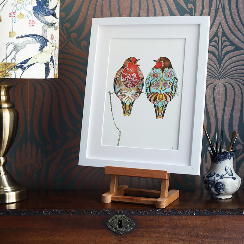 Two Robins - Print - The DM Collection