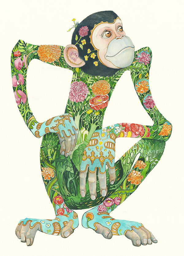 Monkey - Print - The DM Collection