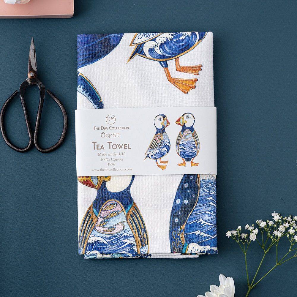 Tea Towel - Ocean - The DM Collection