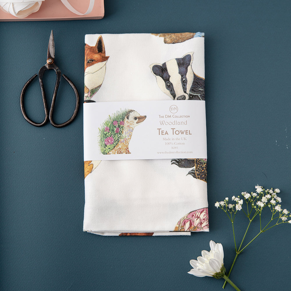 Tea Towel - Woodland - The DM Collection