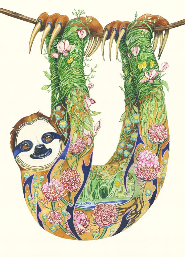Sloth - Print - The DM Collection