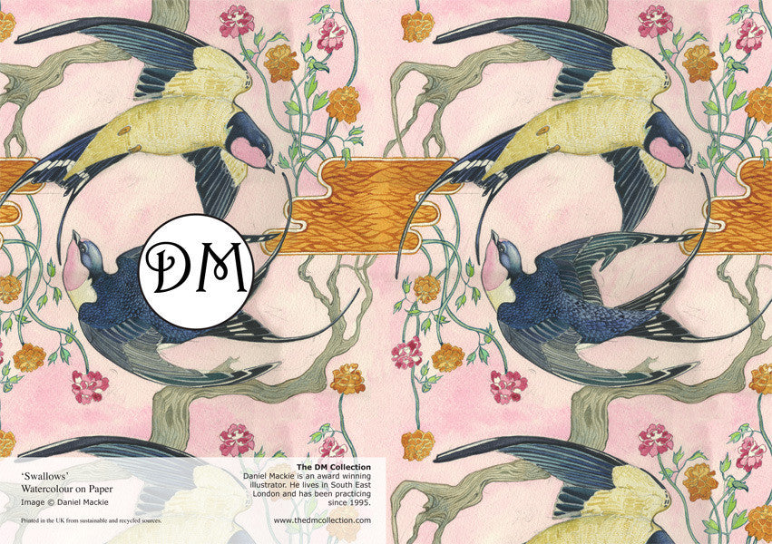 Swallows - Card - The DM Collection