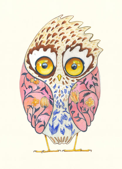 Baby Owl - Card