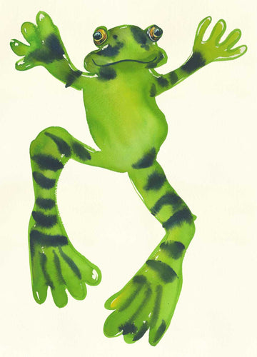 Frog Greeter Animal Greetings Cards | Prints | gifts at The DM Collection