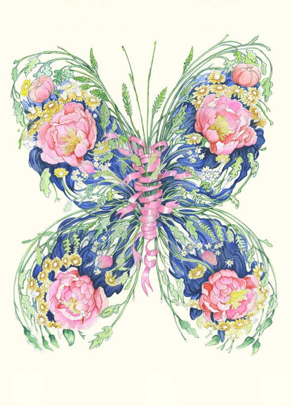 Giant peacock Moth - Card