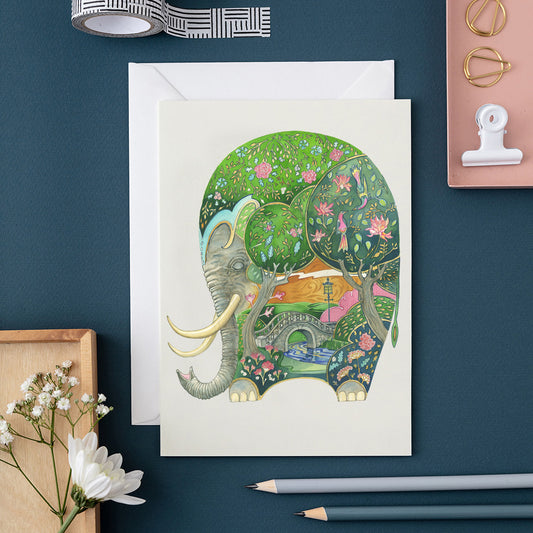 Sleeping Elephant - Card