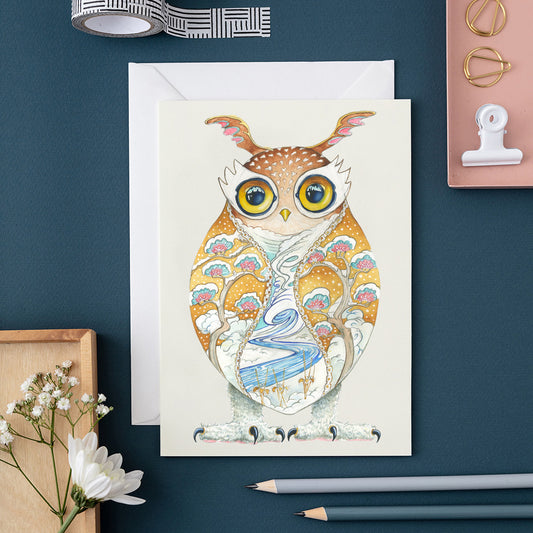 Snow Owl - Card
