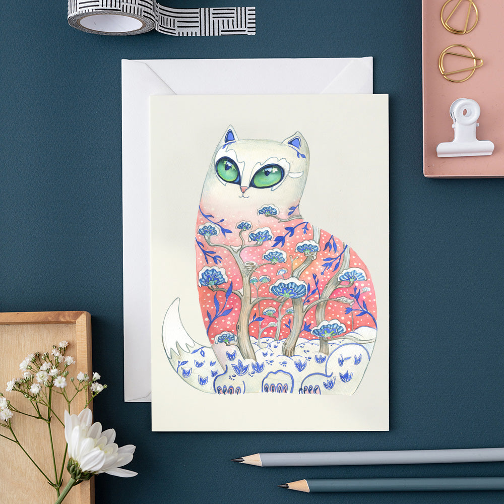 Snow Cat - Card