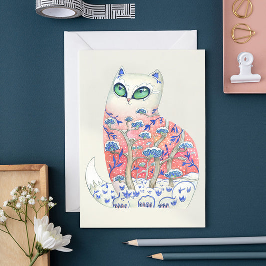 Snow Cat - Card