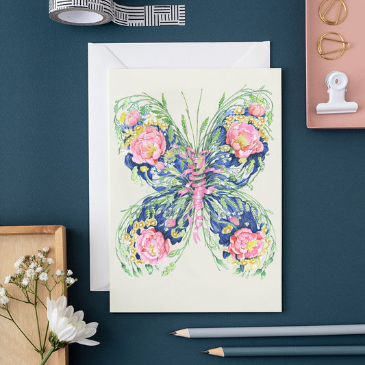Giant peacock Moth - Card