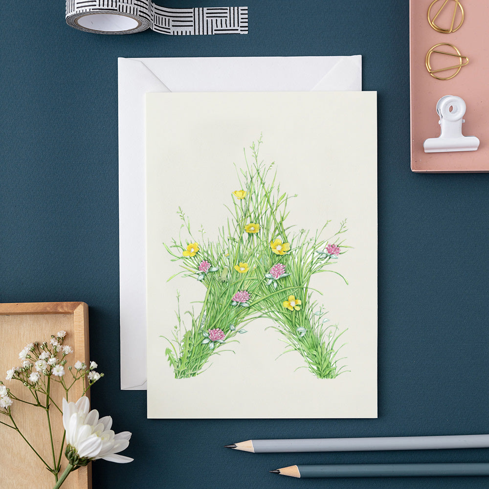 Grass star - Card