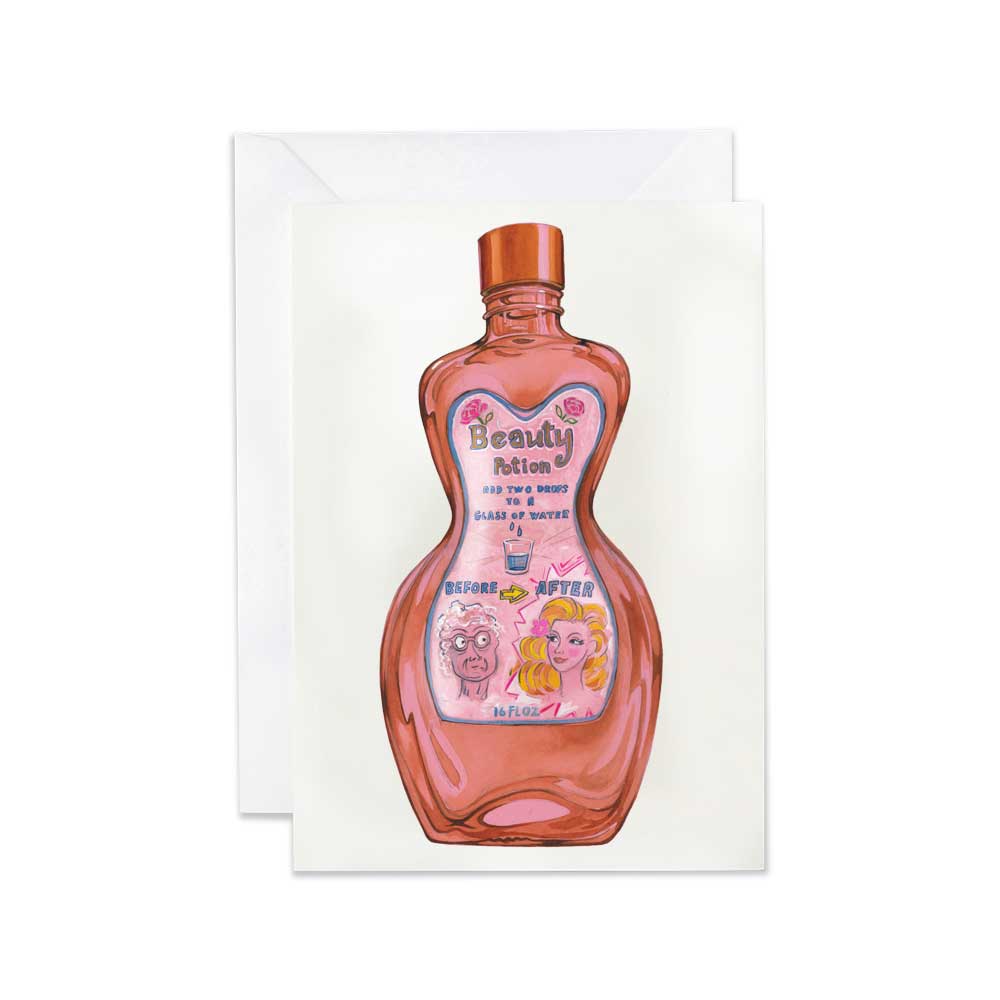 Beauty Potion - Greetings Card