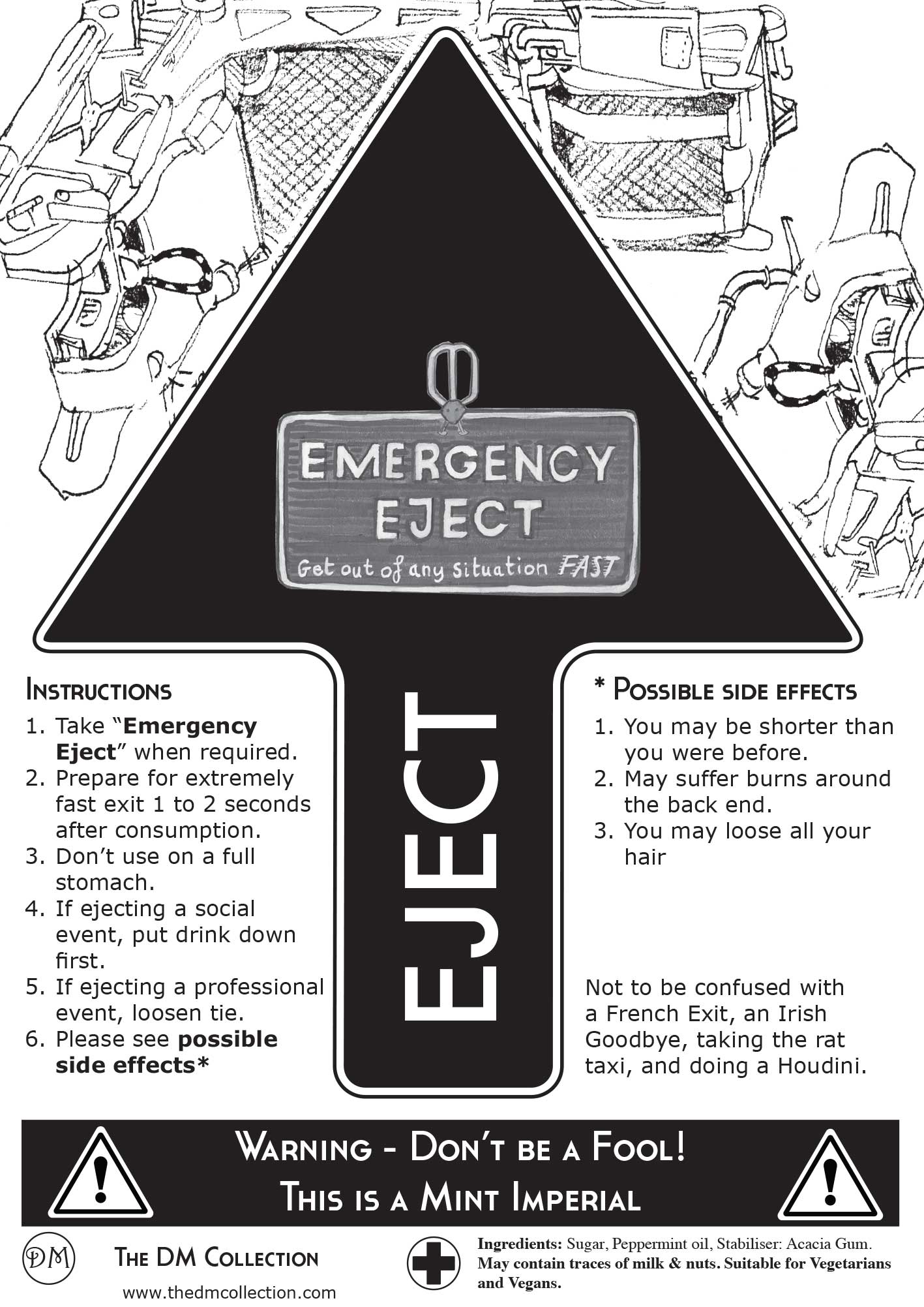 Emergency Eject  - Joke Mint Sweet