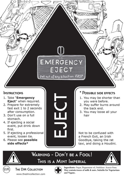 Emergency Eject  - Joke Mint Sweet
