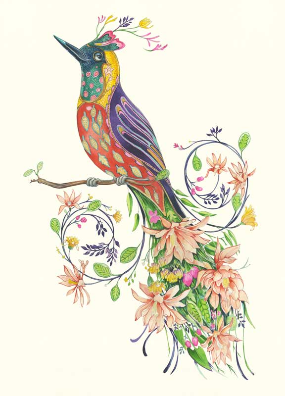 Extra fancy bird of paradise- Print – The DM Collection