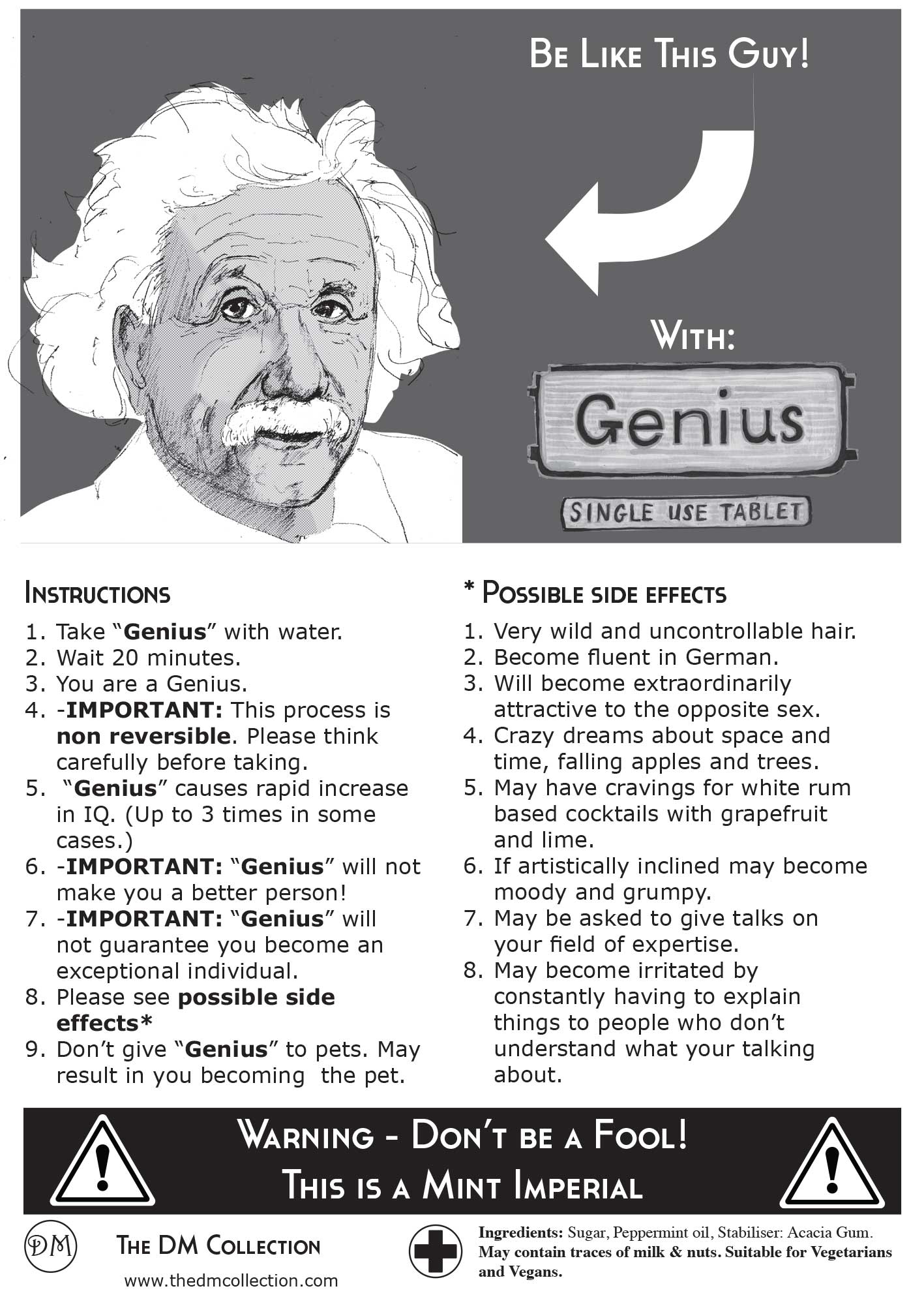 Genius  - Joke Mint Sweet