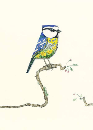 Bluetit - Card - The DM Collection