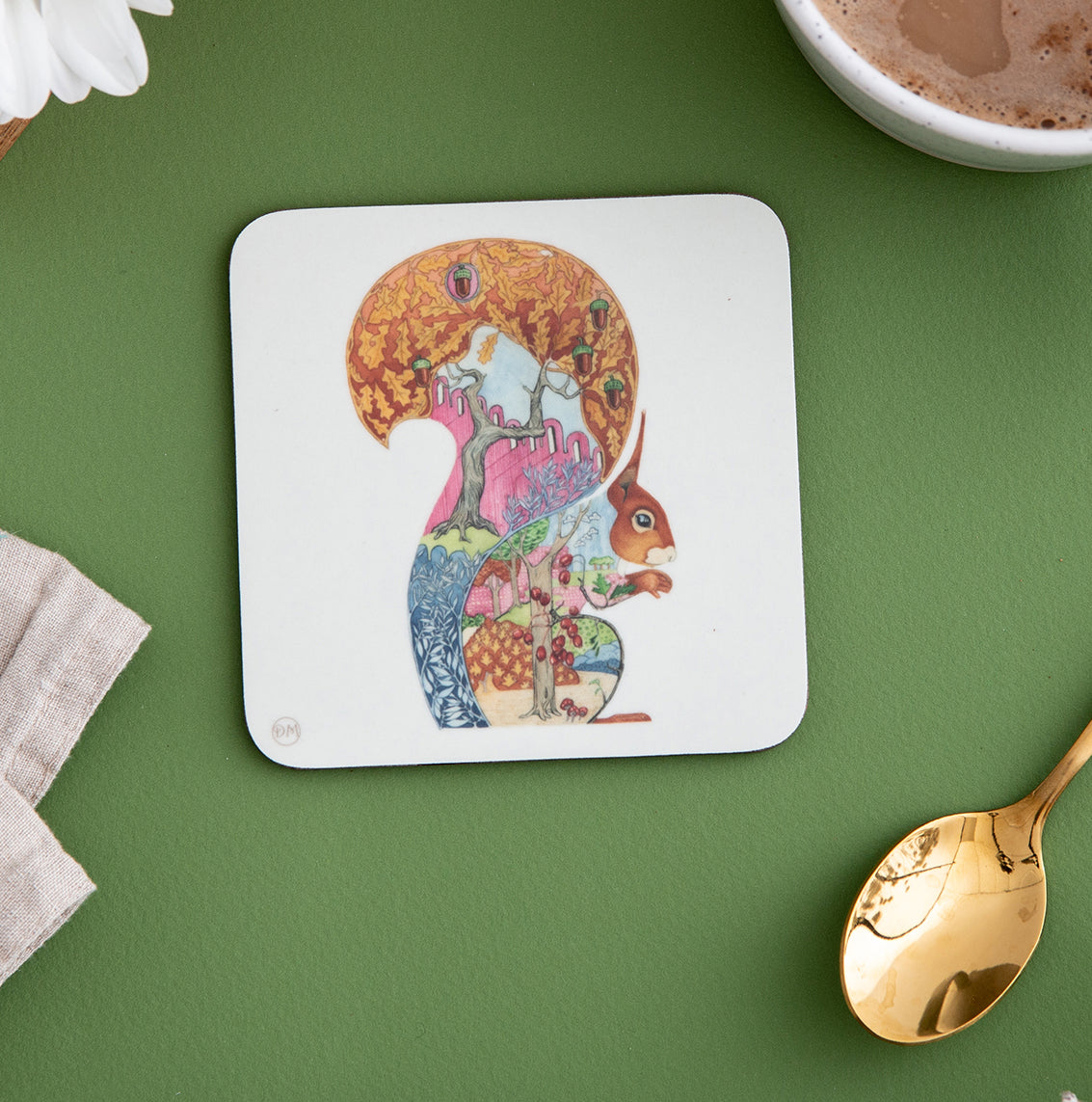 Red Squirrel - Coaster - The DM Collection