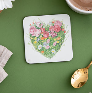 Grass Heart - Coaster - The DM Collection