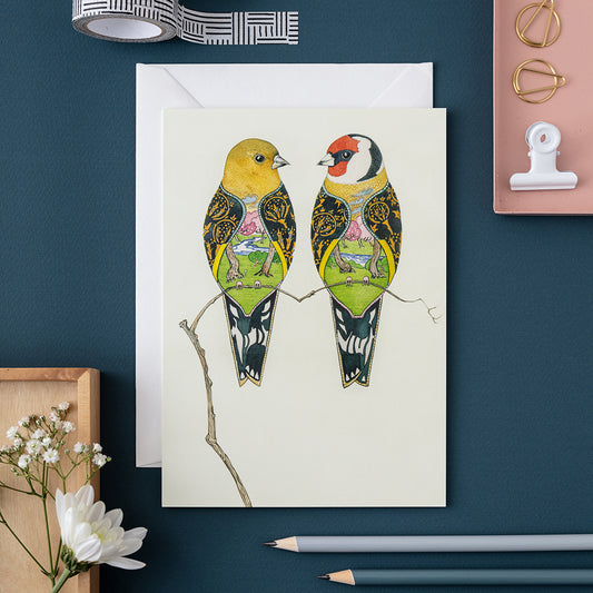 Goldfinches - Card - The DM Collection