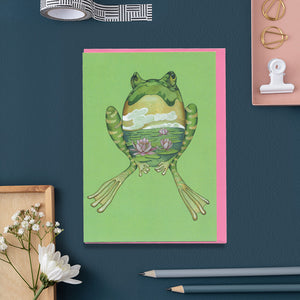 Green Frog - Card
