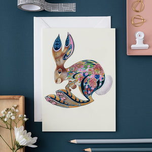 Hopping Bunny - Card - The DM Collection