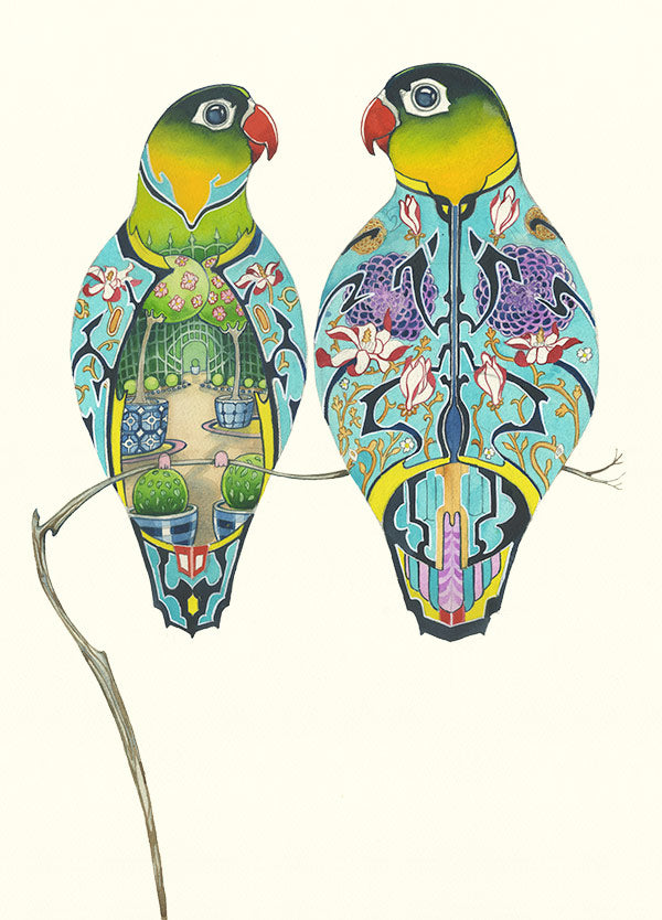 Lovebirds  - Print - The DM Collection