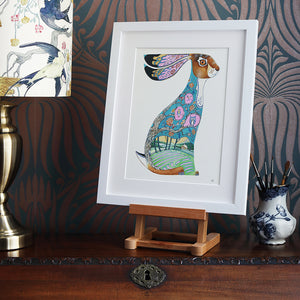 Blue Hare - Print - The DM Collection