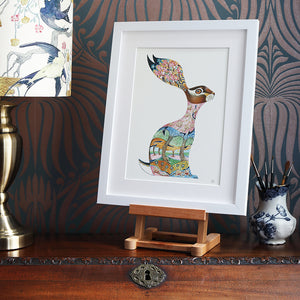 Pink Hare  - Print - The DM Collection