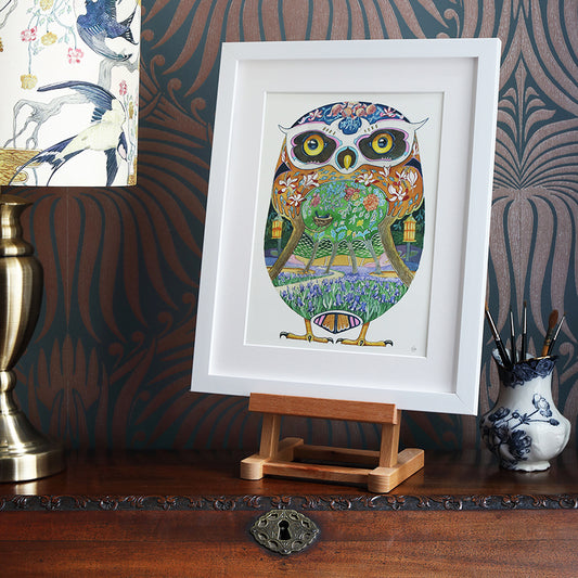 Owl in a Forest - Print - The DM Collection