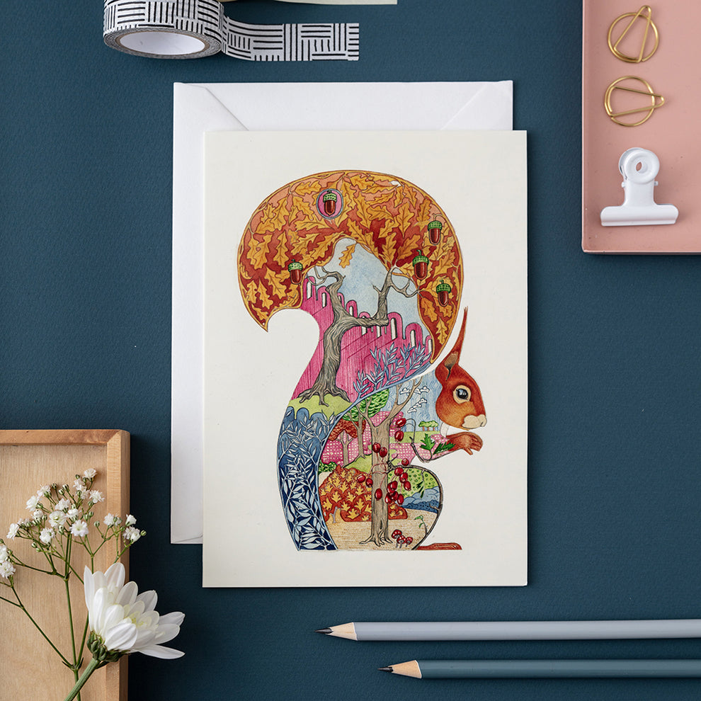 Red Squirrel - Card – The DM Collection
