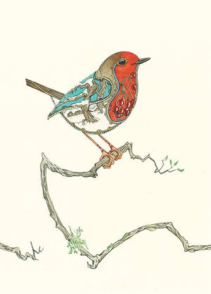 Robin in the Snow - Card - The DM Collection