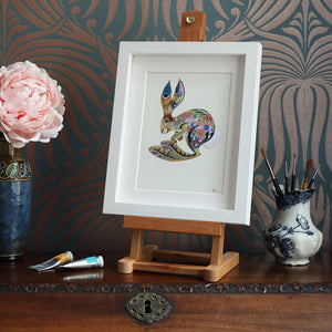 Hopping Bunny - Print - The DM Collection