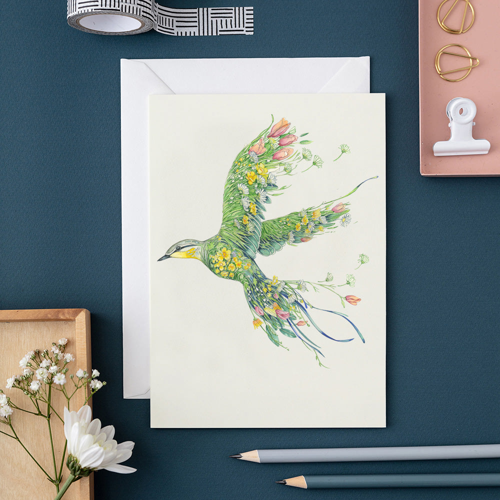 Western Yellow Wagtail - Card