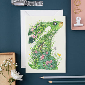 Hare from the wild wood - Card