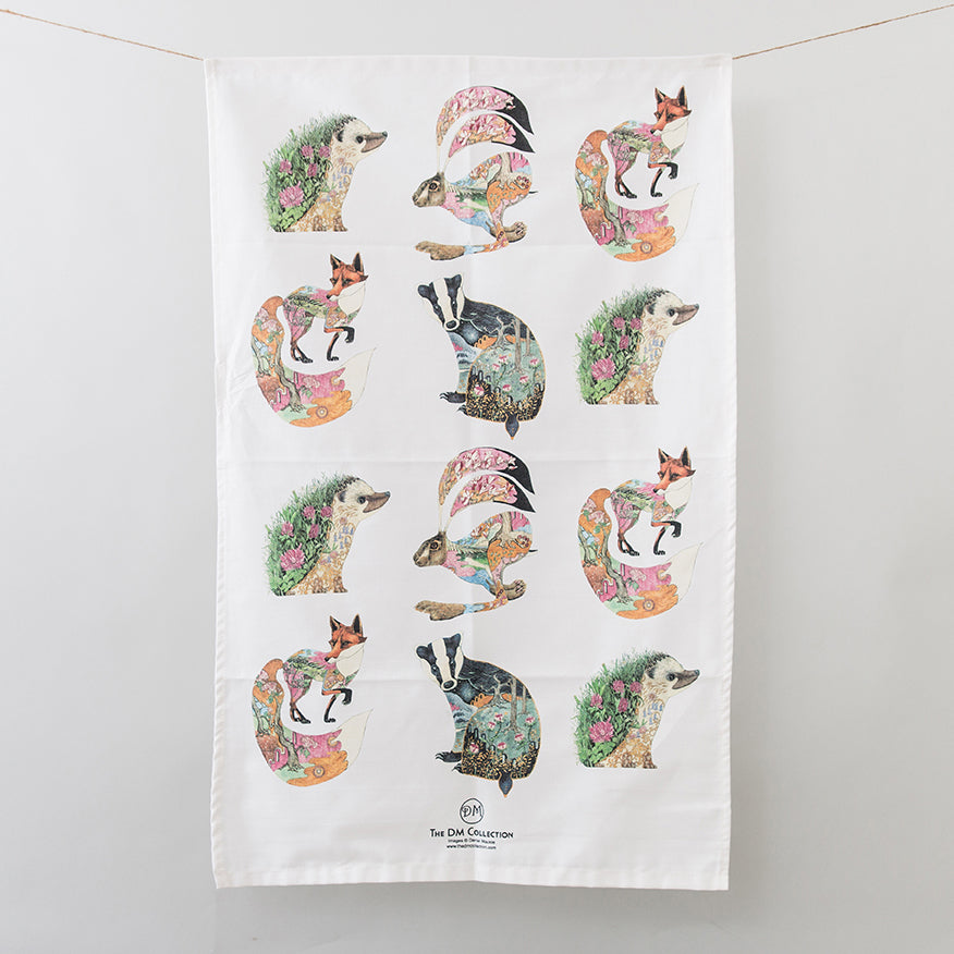 Tea Towel - Woodland - The DM Collection