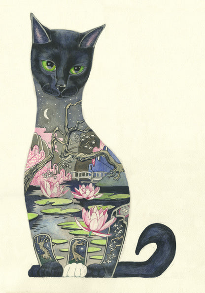 Black Cat - Print - The DM Collection