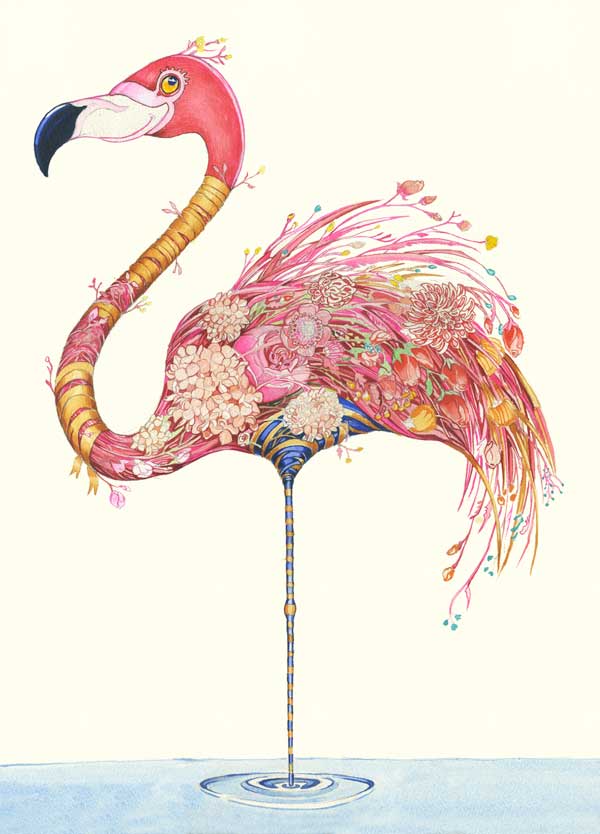 Flamingo - Print - The DM Collection