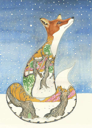 Fox in the Snow - Card - The DM Collection