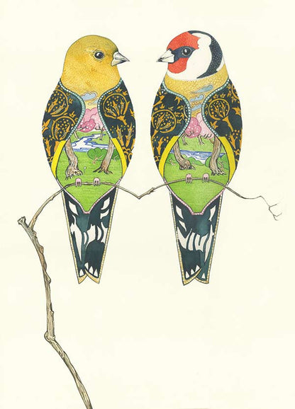 Goldfinches - Print - The DM Collection