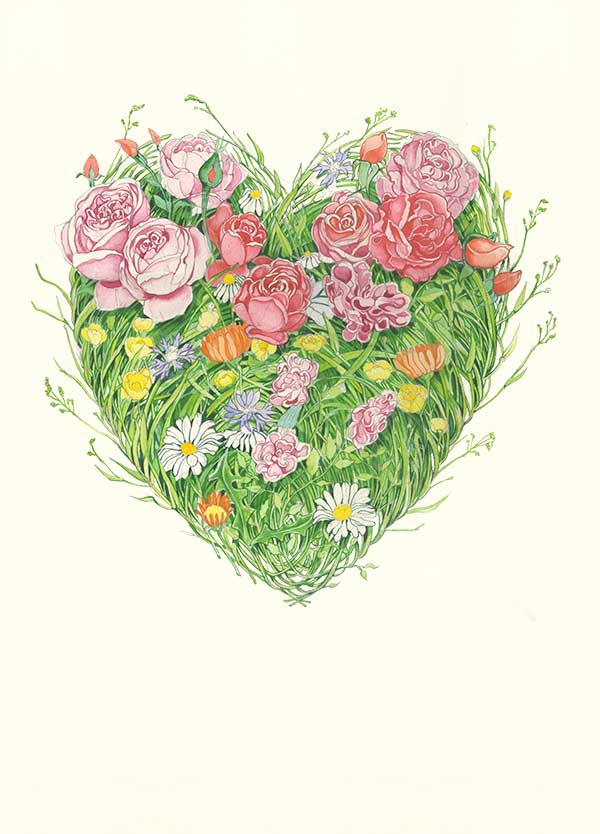 Grass Heart  - Print - The DM Collection