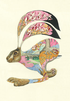 Hare Running - Print - The DM Collection