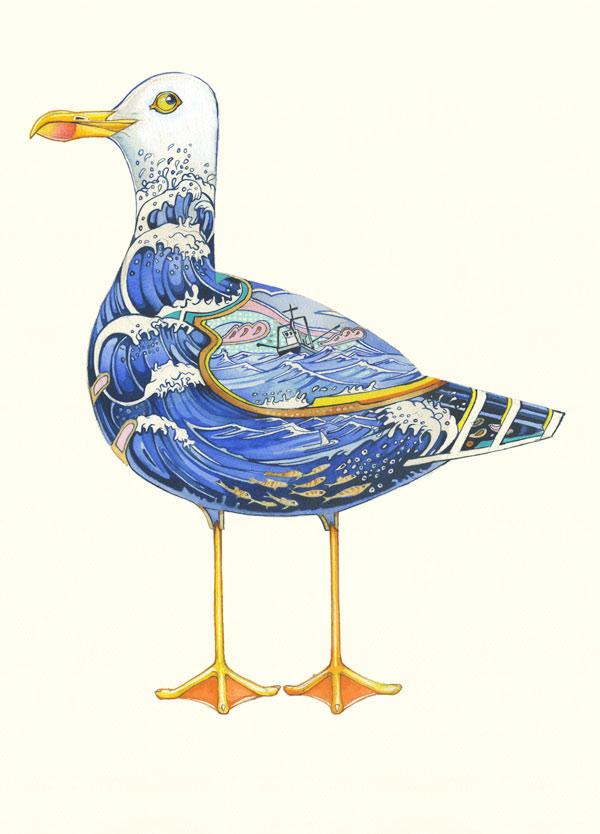 Seagull  - Print - The DM Collection